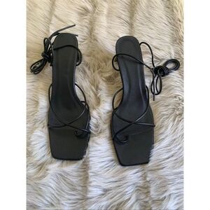 Billini Women's 9 Issa Open Square-toe Block Heel Strappy Sandals